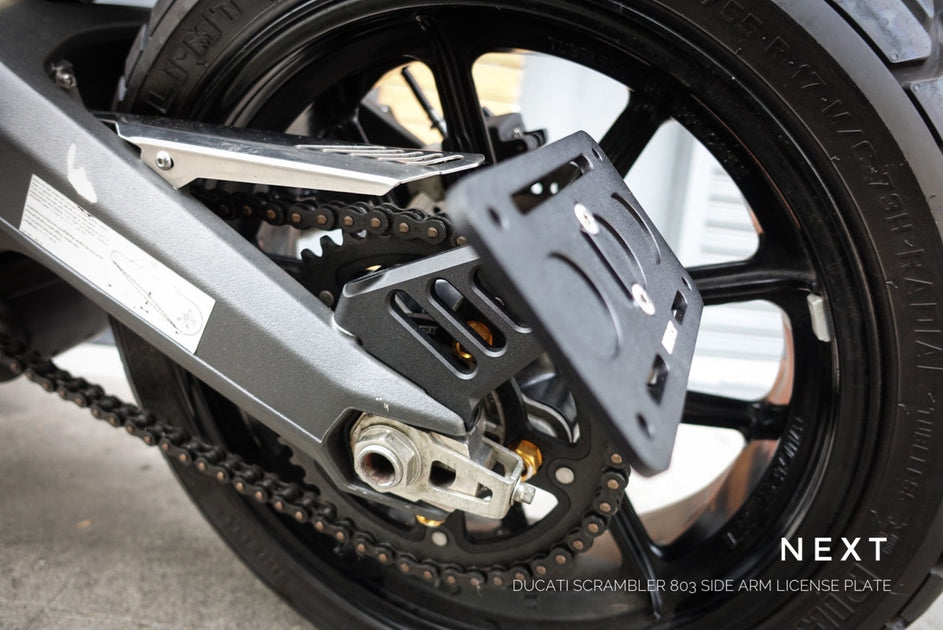 NEXT Side Arm License Plate Holder Mugello Moto