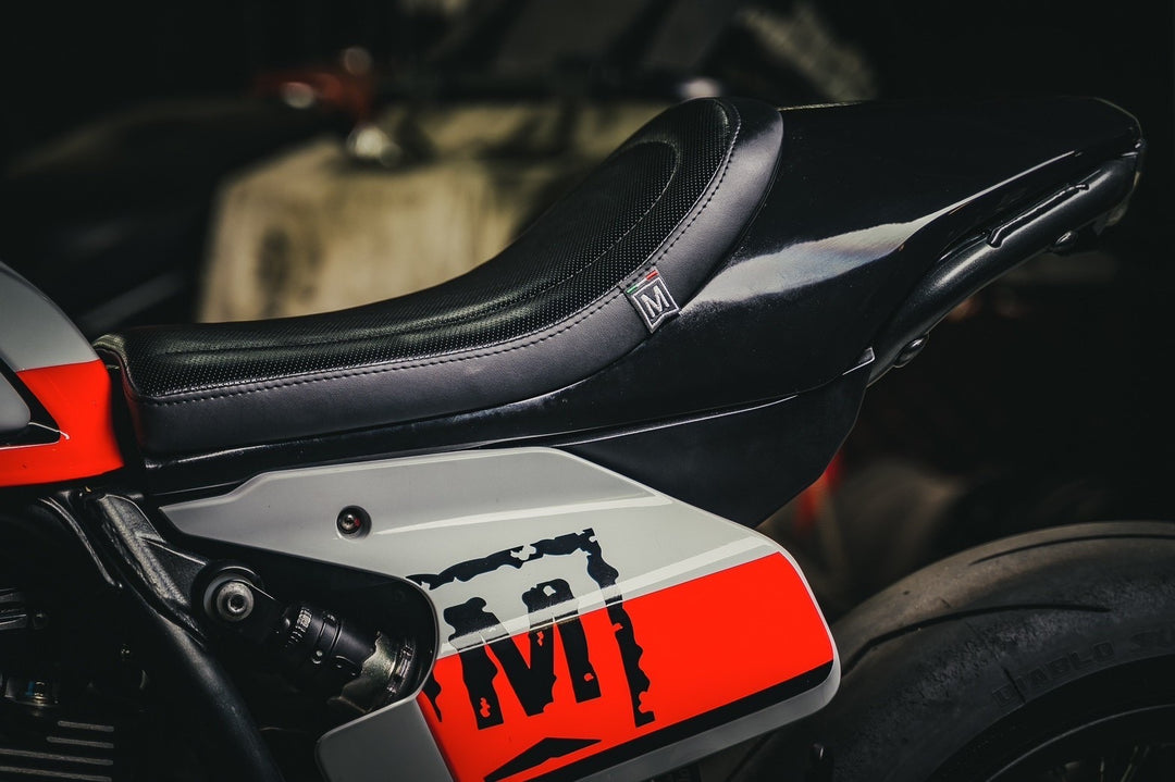 パーツ Mugello slim Cafe racer seat 2 Mugello - Slim Seat Classic Vintage | For Ducati Scrambler 803