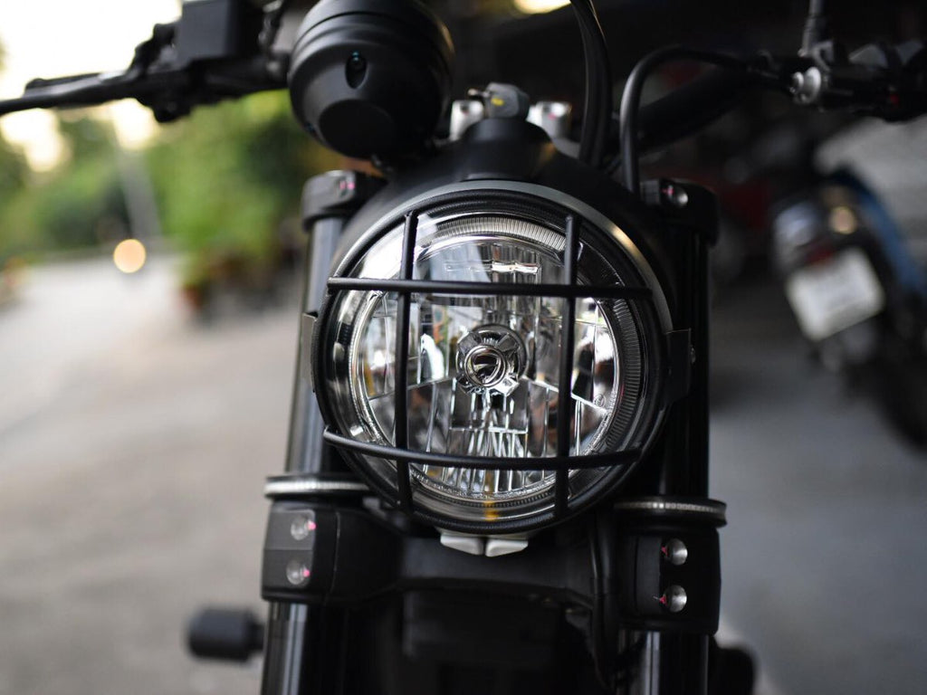 ドゥカティ　パフォーマンス製　スクランブラー　SIXTY2 ヘッドライトカバー Mugello-headlight-cover-