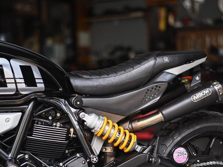 SLAYER 1100 Carbon Side Panels For Ducati Scrambler 1100 Mugello Moto