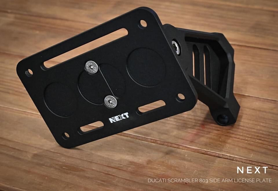 NEXT - Side Arm License Plate Holder – Mugello Moto