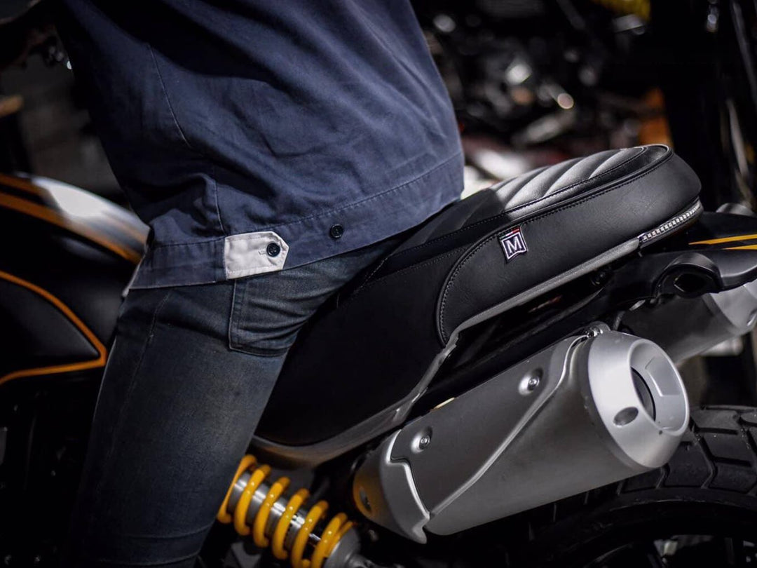 Ducati Scrambler Mugello シート ダークブラウン Mugello - Full Seat | For Ducati Scrambler 803 & Sixty2