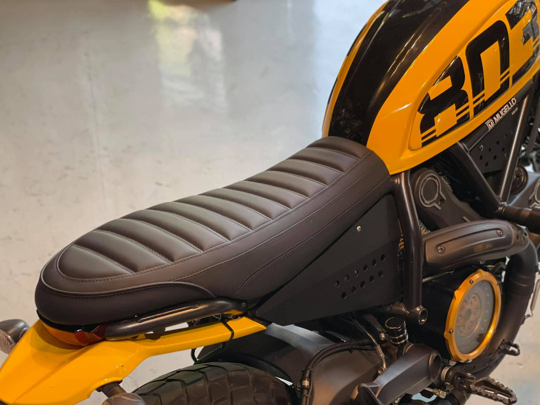 Mugello - Original Slim Seat | For Ducati Scrambler 803 & Sixty2 – Mugello  Moto