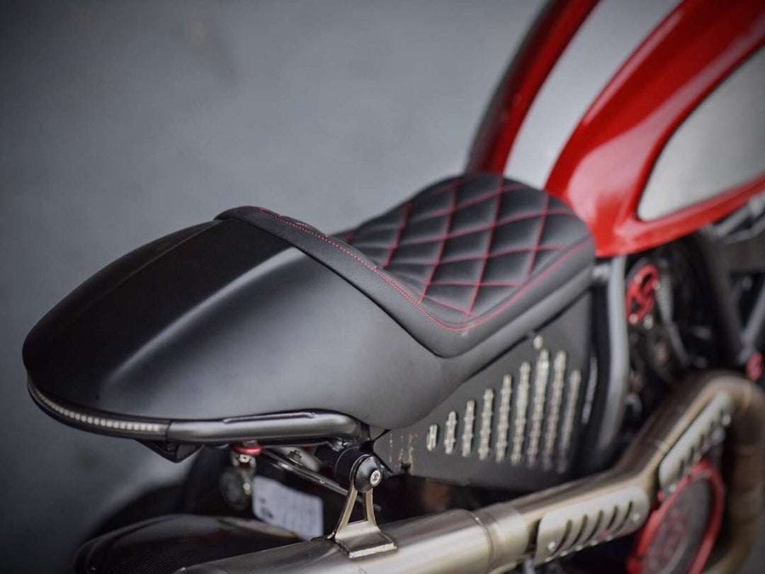 パーツ Mugello slim Cafe racer seat 2 Mugello - Slim Café Racer Seat | For Ducati Scrambler 803 & Sixty2